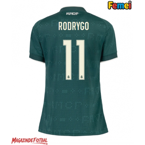 Real Madrid Rodrygo Goes #11 Tricou Fotbal Replică 2026-27 Femei Deplasare Real Madrid Rodrygo Goes #11 Tricou Fotbal Replică 2026-27 Femei Deplasare